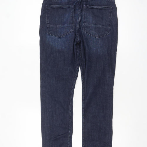 H&M Boys Blue Skinny Fit Super Stretch Jeans Size 164 Denim Casual