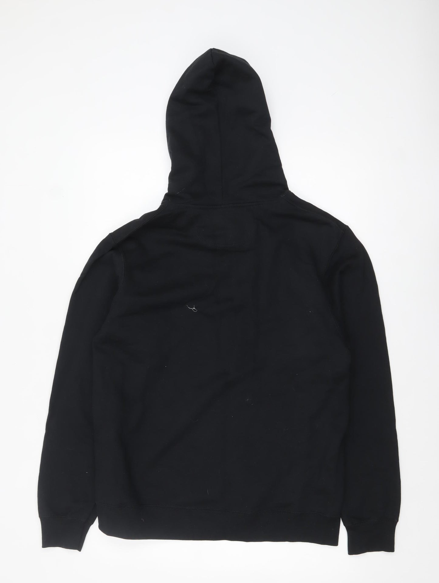 Port & Company Men’s Black Graphic Pullover Hoodie Size M Music Print