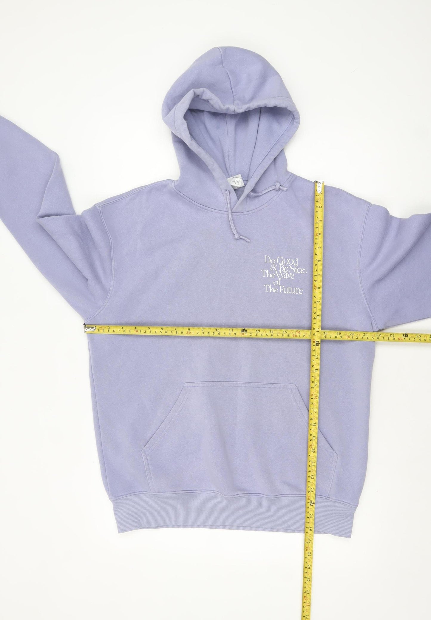 H&M Men's Purple Relaxed Fit Pullover Hoodie Size S