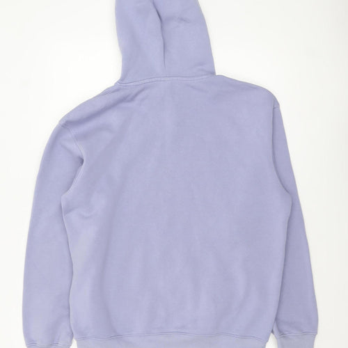 H&M Men's Purple Relaxed Fit Pullover Hoodie Size S