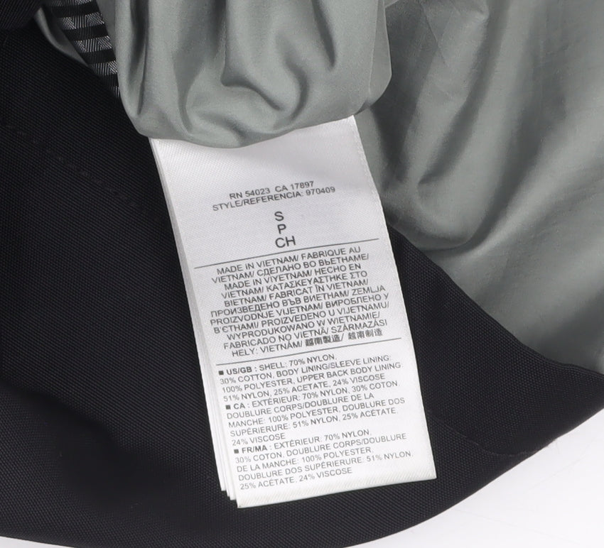 Banana Republic Men's Black Small Mid-Length Nylon Coat