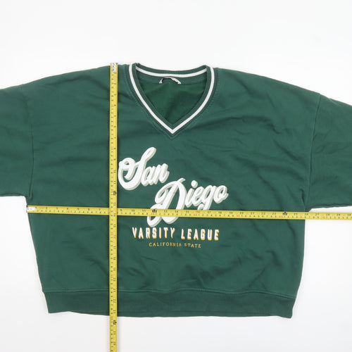 George Women Green San Diego Varsity League Pullover Sweatshirt L 16-18