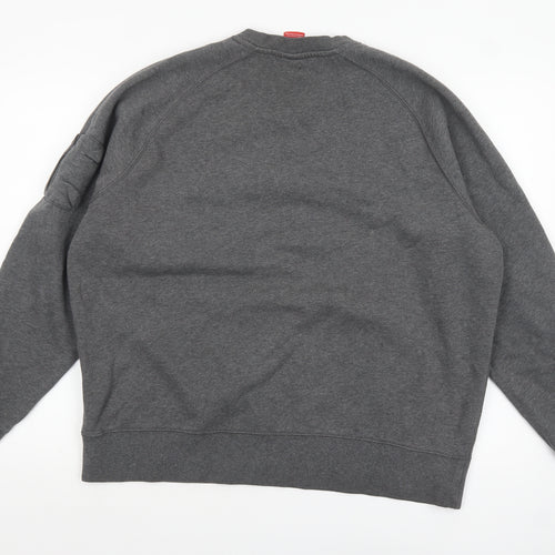 Nike Men's Grey XL Crew Neck Pullover Fleece Sweatshirt