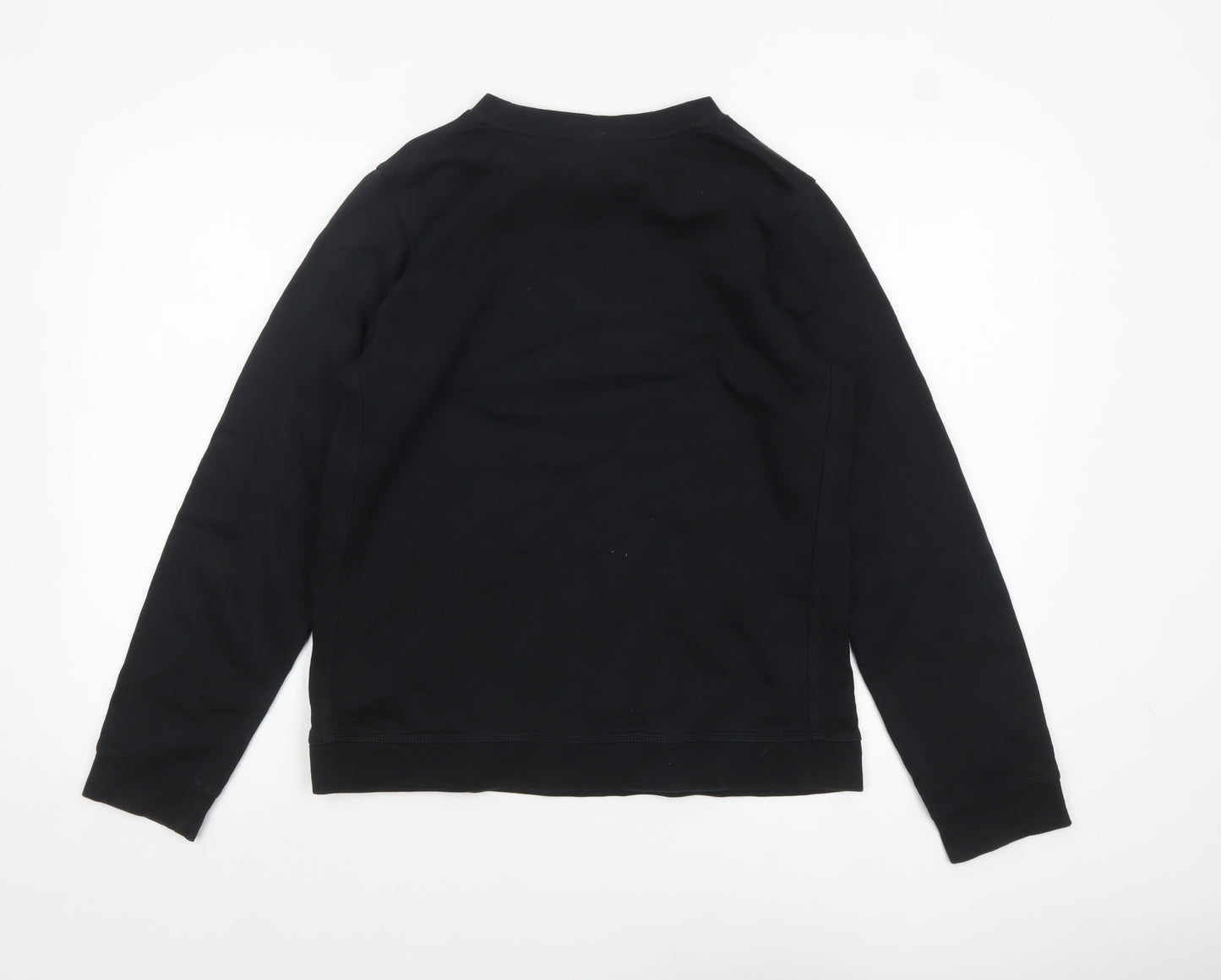 Nike Boys Black XL Pullover Fleece Sweatshirt with Logo Print