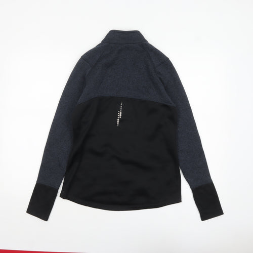 Avia Womens Black Soft Shell Full Zip Sports Jacket Size S