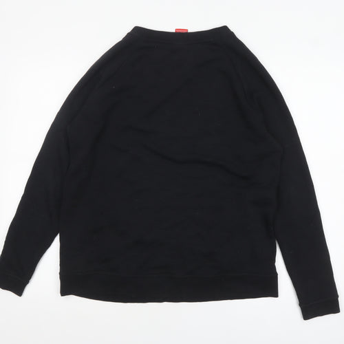 Nike Men's Black Medium Pullover Logo Crew Neck Sweatshirt