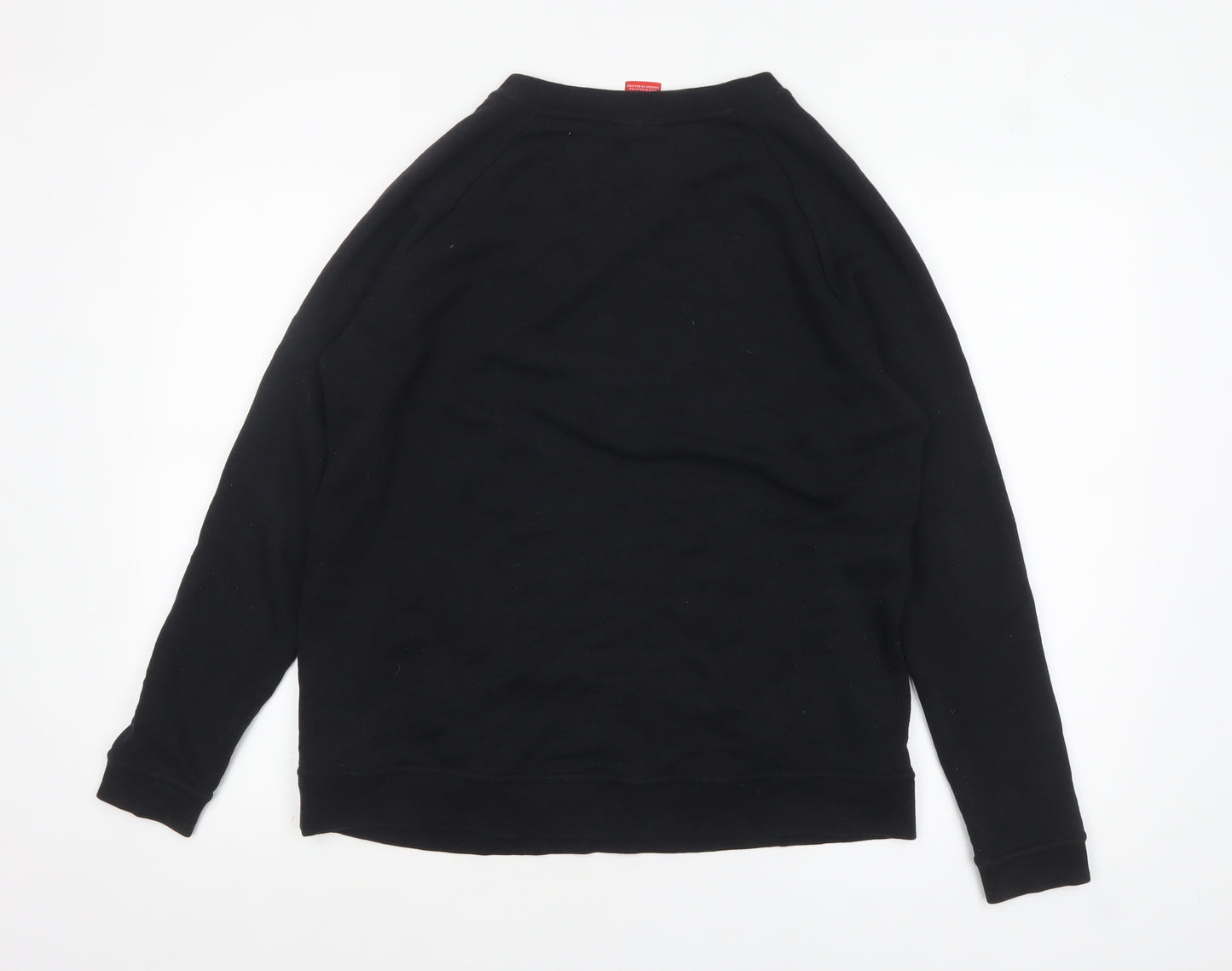 Nike Men's Black Medium Pullover Logo Crew Neck Sweatshirt