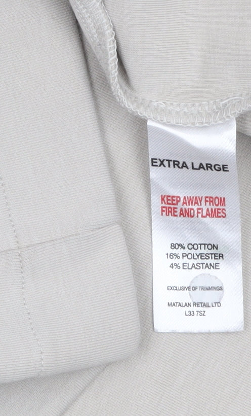 Taylor & Wright Men’s Beige XL 1/4 Zip Collared Sweatshirt