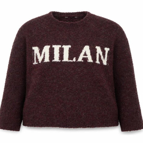 Nutmeg Womens Brown 'MILAN' Pullover Jumper Size 20 Plus Knit Wool Blend