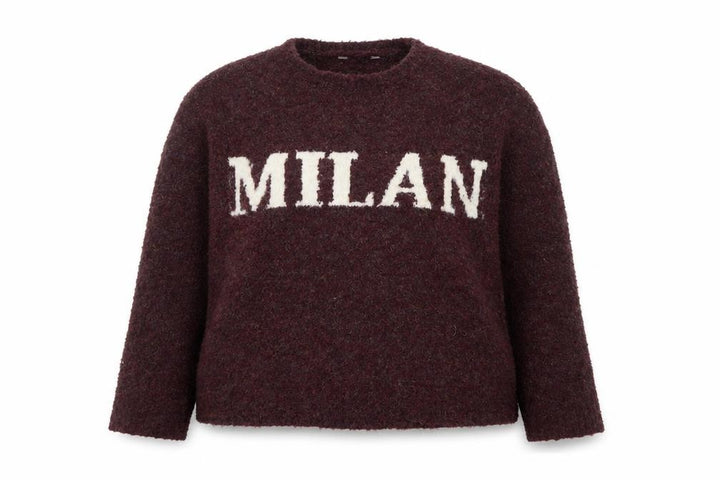 Nutmeg Womens Brown 'MILAN' Pullover Jumper Size 20 Plus Knit Wool Blend