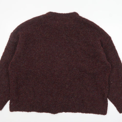 Nutmeg Womens Brown 'MILAN' Pullover Jumper Size 20 Plus Knit Wool Blend