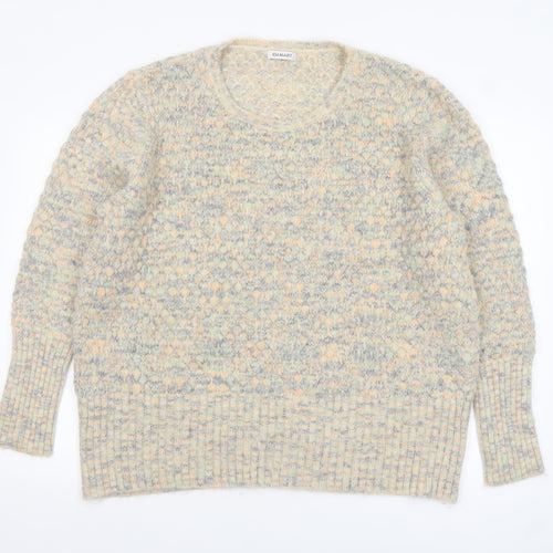 Damart Women’s Beige Chunky-Knit Pullover Jumper Size 22/24