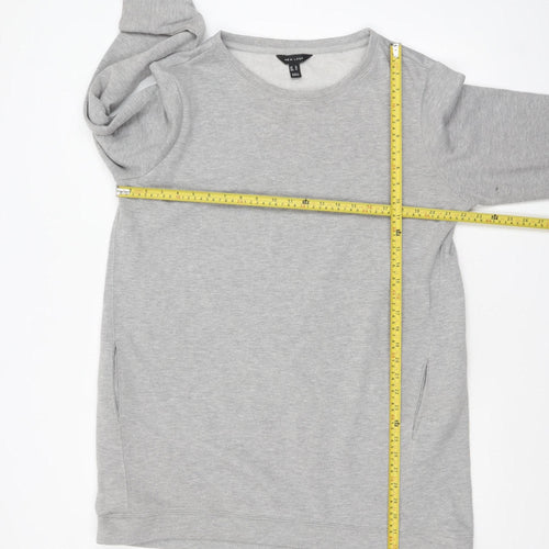 New Look Women Grey Pullover Sweatshirt UK 18 Long Sleeve Classic Fit
