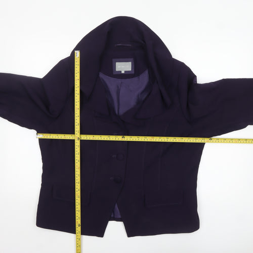 Marks and Spencer Per Una Purple Women's Blazer Size 20 Lined Tailored Jacket