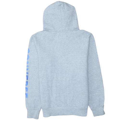 Converse Boys Grey Pullover Hoodie L 12-13 Years Logo Fleece Sweatshirt