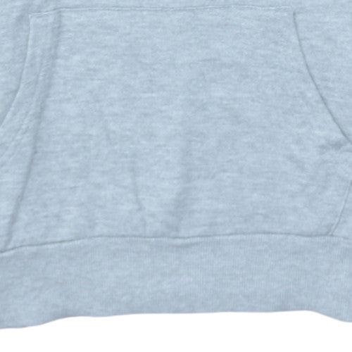 Converse Boys Grey Pullover Hoodie L 12-13 Years Logo Fleece Sweatshirt