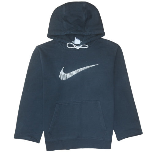 Nike Womens Black Pullover Hoodie Medium Cotton Blend Sweatshirt