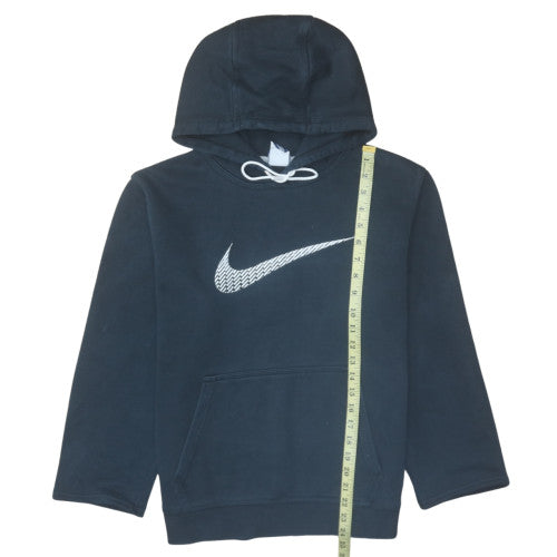 Nike Womens Black Pullover Hoodie Medium Cotton Blend Sweatshirt