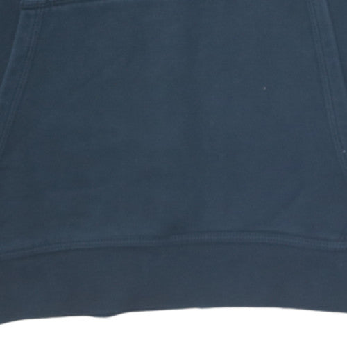 Nike Womens Black Pullover Hoodie Medium Cotton Blend Sweatshirt