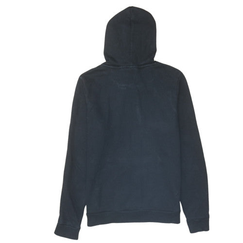 Puma Women's Black Pullover Hoodie Size 14 Lined Logo Sweatshirt