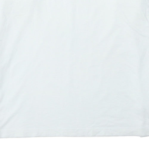 Lacoste Sport Men’s White Long Sleeve Cotton T-Shirt Size L