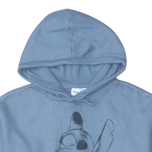 Disney Primark Women Blue Stitch Pullover Hoodie Size 10/12