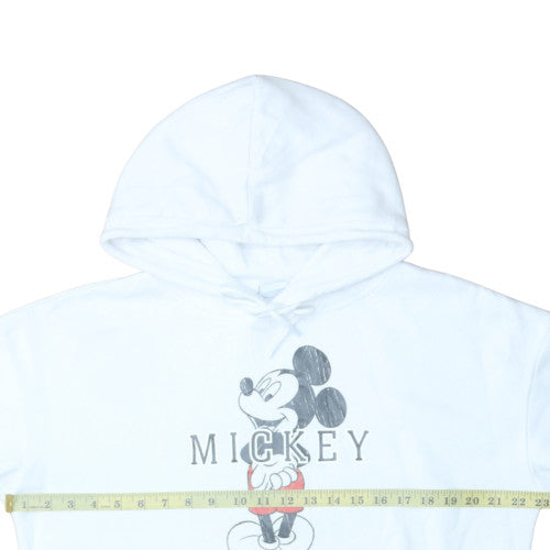 Primark x Disney Women's White Mickey Hoodie Size Small 10/12 Pullover