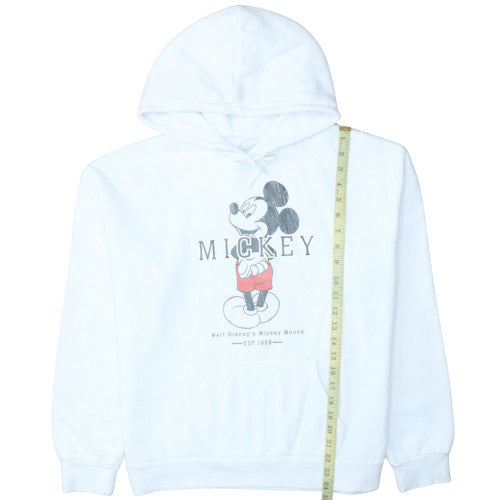 Primark x Disney Women's White Mickey Hoodie Size Small 10/12 Pullover