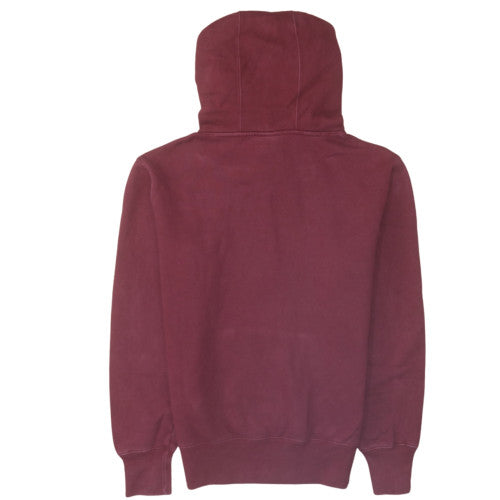 Champion Men's Red Pullover Hoodie Small Logo Fleece Sweatshirt