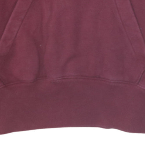 Champion Men's Red Pullover Hoodie Small Logo Fleece Sweatshirt