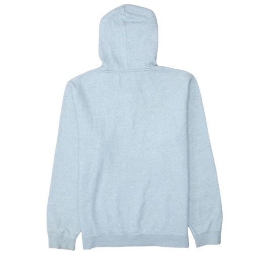 Champion Men's Grey Pullover Hoodie Large Logo Fleece Sweatshirt