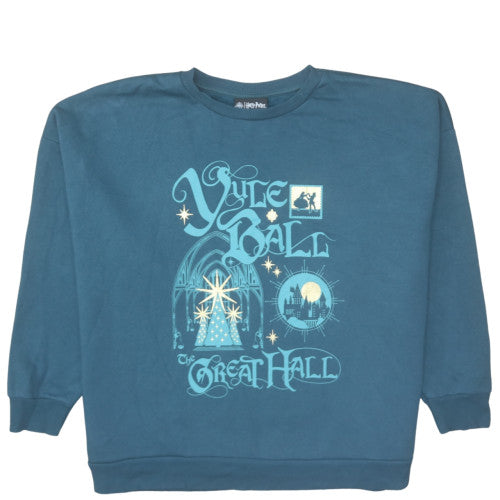 Harry Potter Women’s Blue Yule Ball Crew Neck Sweatshirt M George