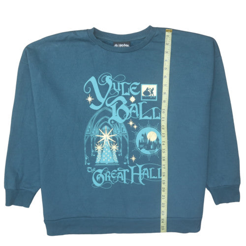 Harry Potter Women’s Blue Yule Ball Crew Neck Sweatshirt M George