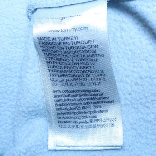 Tommy Hilfiger Men’s Blue Logo Pullover Hoodie Size L