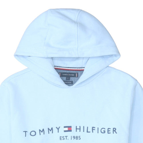 Tommy Hilfiger Men’s Blue Logo Pullover Hoodie Size L
