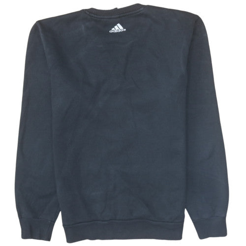 Adidas Men's Black Crew Neck Pullover Sweatshirt Size M