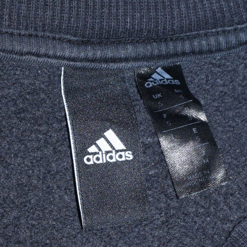 Adidas Men's Black Crew Neck Pullover Sweatshirt Size M