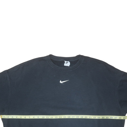 Nike Womens Black XL Pullover Sweatshirt Crew Neck Classic Style