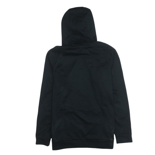 Nike Men's Black Dri-Fit Pullover Hoodie Logo Sports M