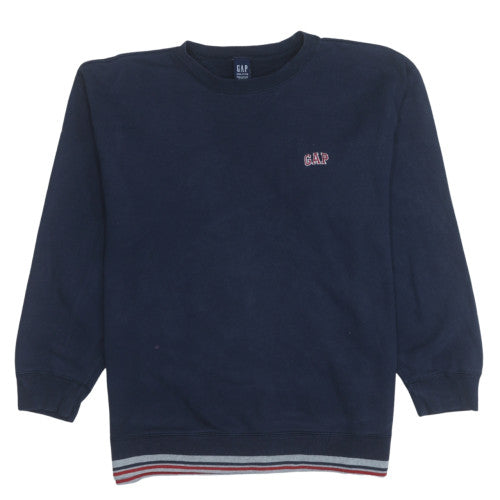 GAP Teens Navy Blue XXL Crew Neck Pullover Sweatshirt Cotton Blend