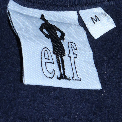 Cedar Wood State Unisex Navy Blue Elf Sweatshirt Medium Pullover Christmas