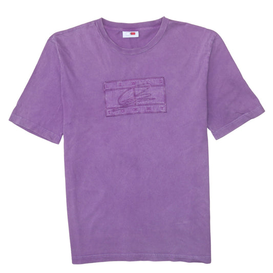 Tommy Hilfiger Men’s Purple Cotton Logo T-Shirt XL