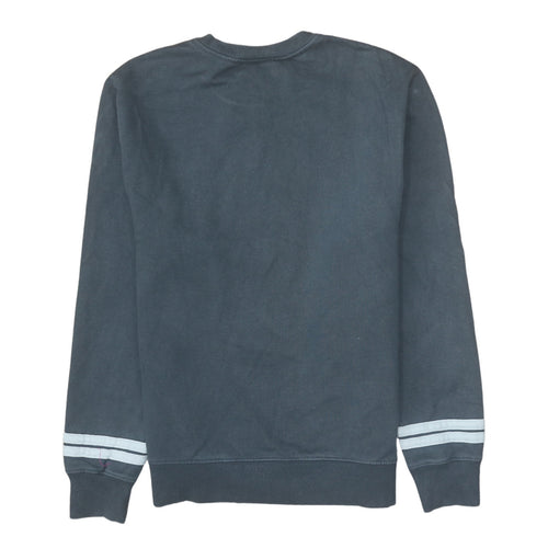 Nike Womens Grey Cotton Crew Neck Pullover Sweatshirt Size S