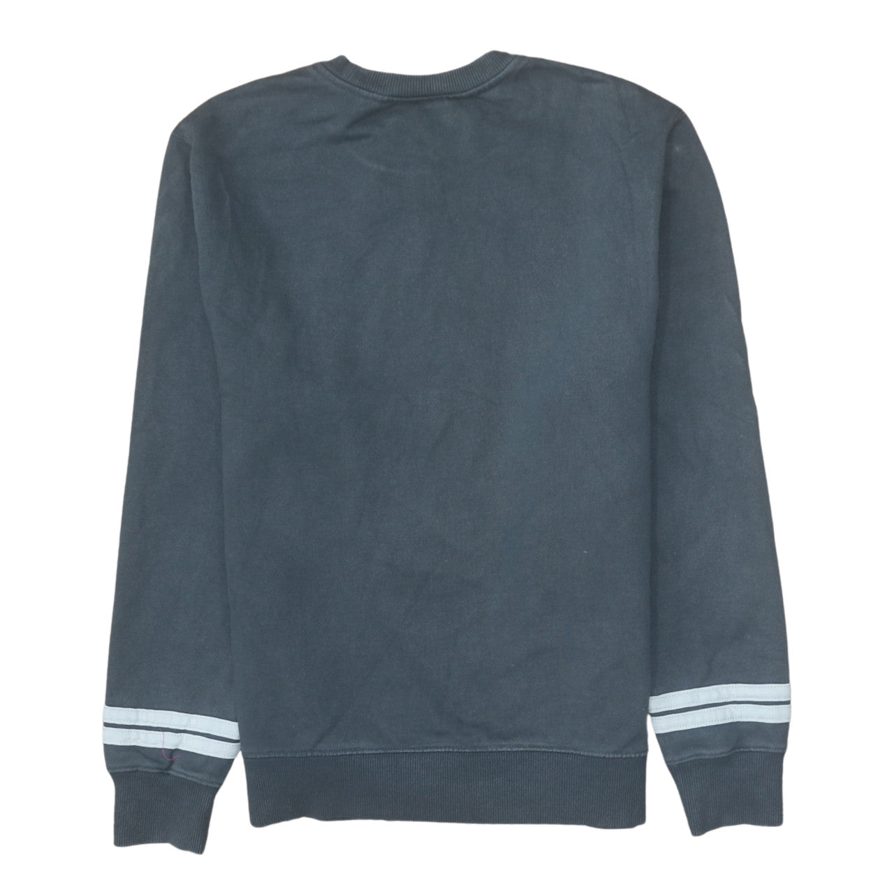 Nike Womens Grey Cotton Crew Neck Pullover Sweatshirt Size S