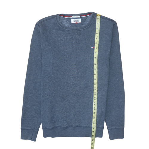 Tommy Jeans Mens Blue XS Regular Fit Crew Neck Sweatshirt