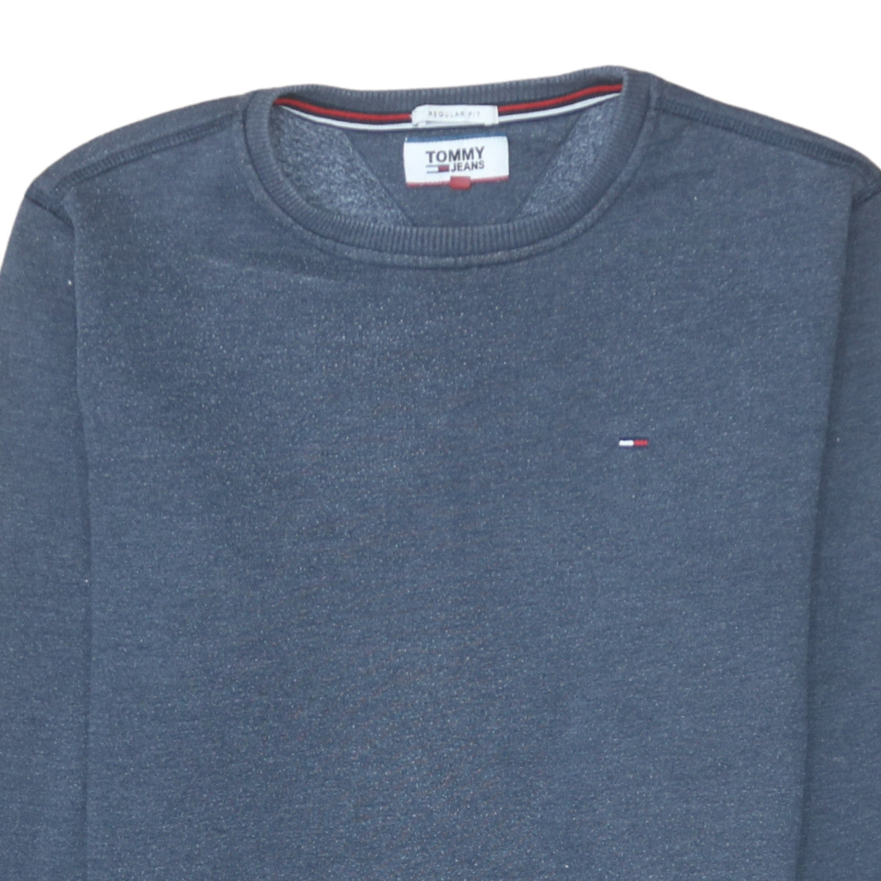 Tommy Jeans Mens Blue XS Regular Fit Crew Neck Sweatshirt