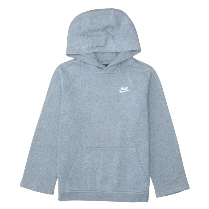 Nike Boys Grey Pullover Hoodie XL Fleece Standard Fit Sweatshirt