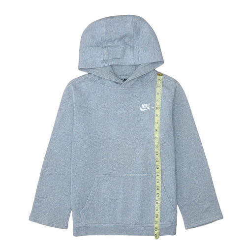 Nike Boys Grey Pullover Hoodie XL Fleece Standard Fit Sweatshirt