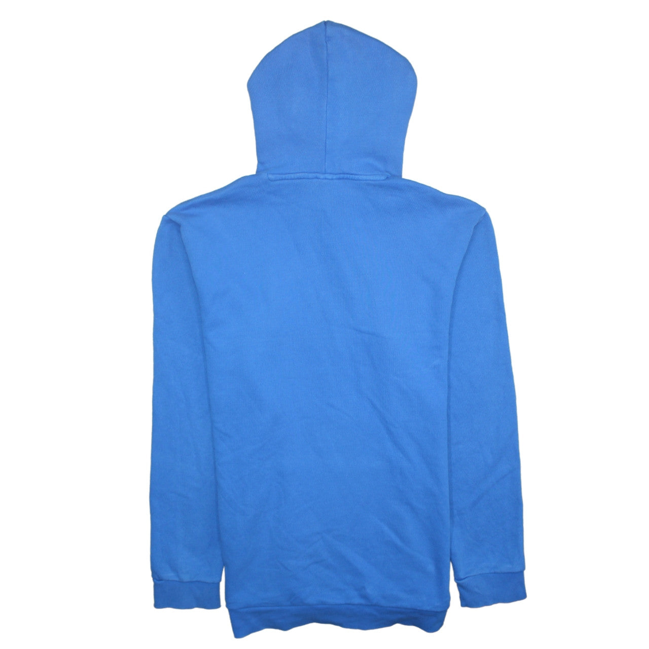 Adidas Mens Blue XL Pullover Hoodie with Logo Print