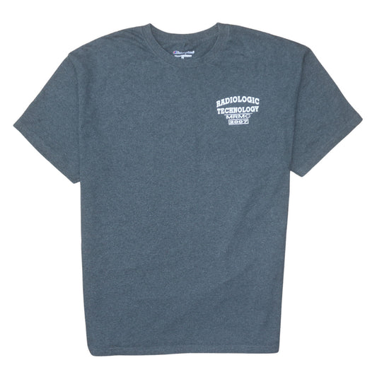 Champion Men's Grey Radiologic Technology Graphic T-Shirt Size L